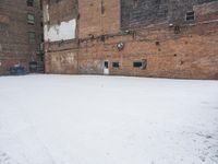 Winter Day in Detroit's Urban Landscape