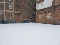 Winter Day in Detroit's Urban Landscape