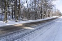 Winter Day Landscape in Ontario, Canada