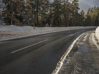 Winter Drive through the Alps: Switzerland Landscape 002