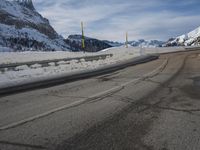 Winter Drive Through Alps Europe 001