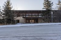 Winter House Property in Ontario Under Clear Sky