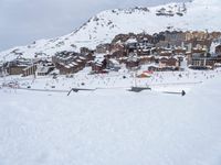 Winter Landscape in the Alps, France