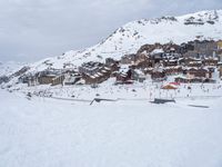 Winter Landscape in the Alps, France