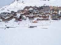 Winter Landscape in the Alps, France