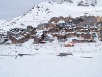 Winter Landscape in the Alps, France