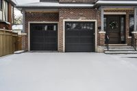 Winter in Canada Residential Area