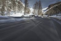 Winter landscape in Germany