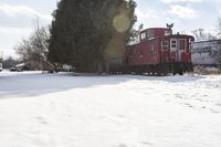 Winter Landscape in Ontario, Canada