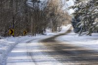 Winter Landscape in Ontario, Canada