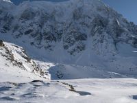 the snow is covered with fresh white snow, and it's not very cold