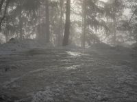Winter Landscape in the Alps of Europe: Sun Visible