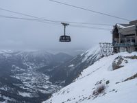 Winter Landscape in the Alps: Mount Blanc