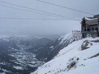 Winter Landscape in the Alps: Mount Blanc