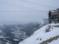 Winter Landscape in the Alps: Mount Blanc