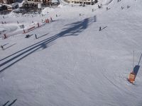 Winter Landscape in the Alps: A Majestic Mountain View