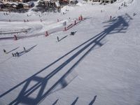 Winter Landscape in the Alps: A Majestic Mountain View