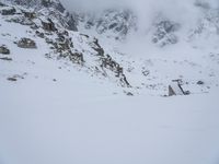 Winter Landscape in the Alps: Snow-Covered Mountains