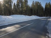 Winter Landscape in the Alps: Bathed in Sunshine