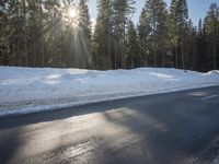 Winter Landscape in the Alps: Bathed in Sunshine