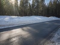 Winter Landscape in the Alps: Bathed in Sunshine