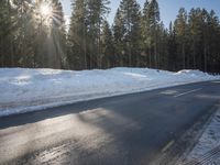 Winter Landscape in the Alps: Bathed in Sunshine