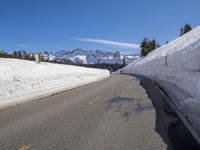 Winter Landscape on a California Highway