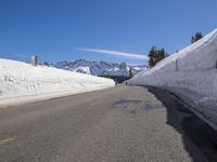 Winter Landscape on a California Highway