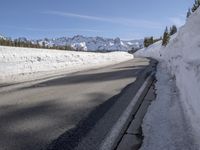 Winter Landscape on a California Highway