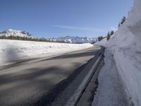 Winter Landscape on a California Highway