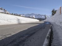 Winter Landscape on a California Highway