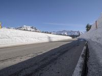 Winter Landscape on a California Highway