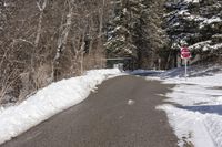 Winter Landscape in Canada's Ontario