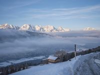Winter Landscape in Europe's Alps