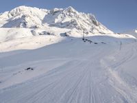 Winter Landscape in France: Stunning Mountain Massif