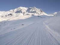 Winter Landscape in France: Stunning Mountain Massif