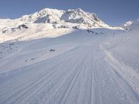 Winter Landscape in France: Stunning Mountain Massif