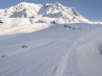 Winter Landscape in France: Stunning Mountain Massif