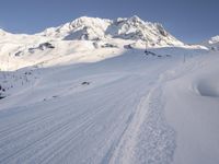 Winter Landscape in France: Stunning Mountain Massif