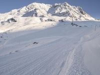 Winter Landscape in France: Stunning Mountain Massif