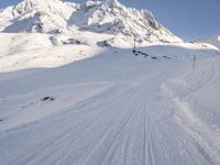 Winter Landscape in France: Stunning Mountain Massif