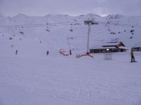 Winter Landscape in the French Alps at Dawn 003