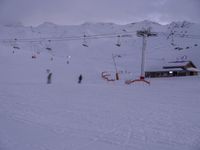 Winter Landscape in French Alps at Dawn 004