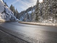 Winter Landscape in the German Alps: A Stunning Mountain View