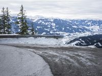 Winter Landscape in Germany Alps