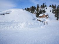 Winter Landscape in Germany Mountain Range 002
