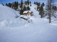 Winter Landscape in Germany Mountain Range 003
