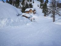 Winter Landscape in Germany Mountain Range 004