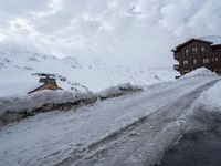 Winter Landscape in the French Alps