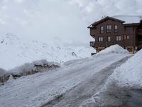 Winter Landscape in the French Alps